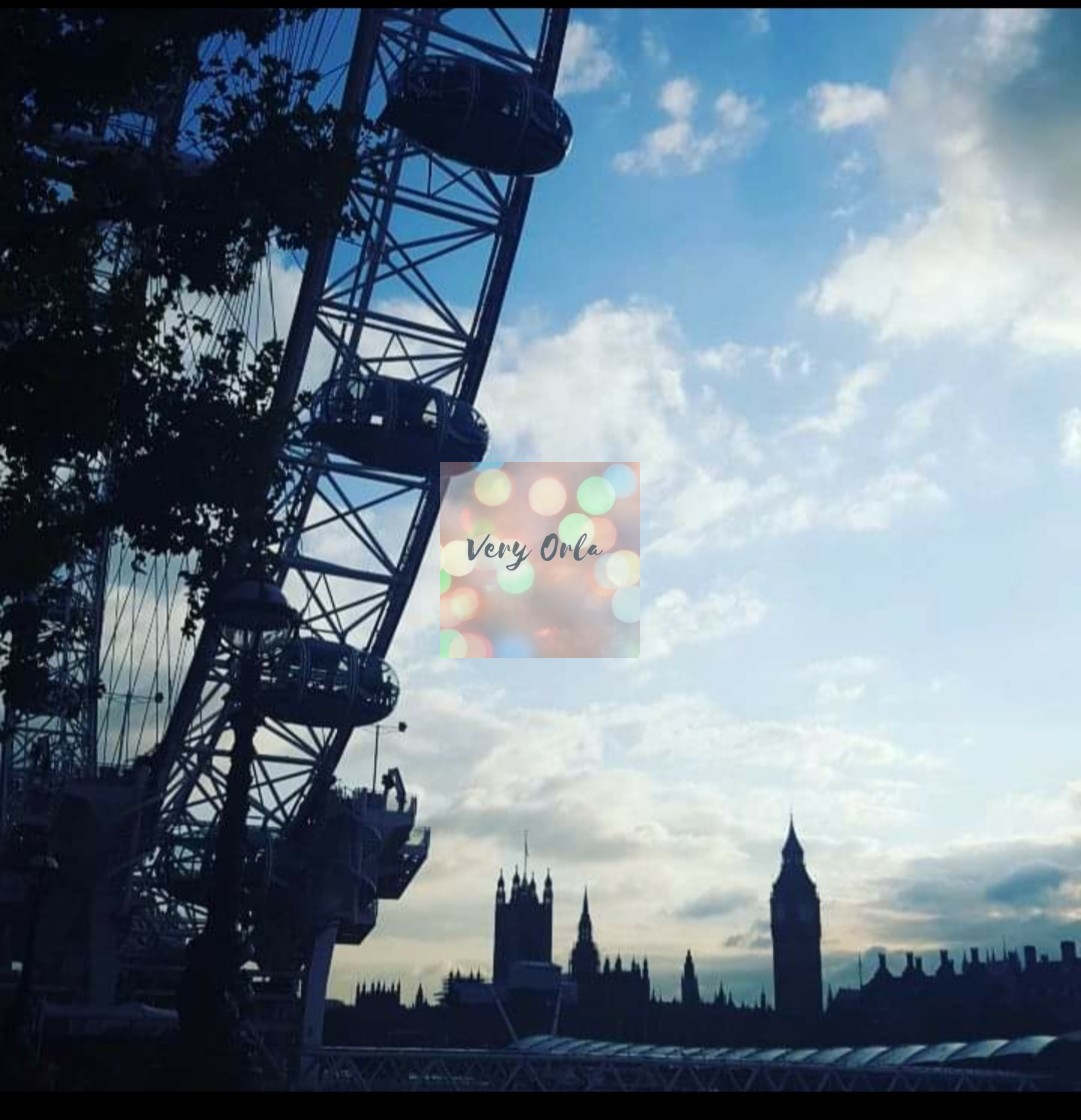 "A view of London and Westminster, England" stock image