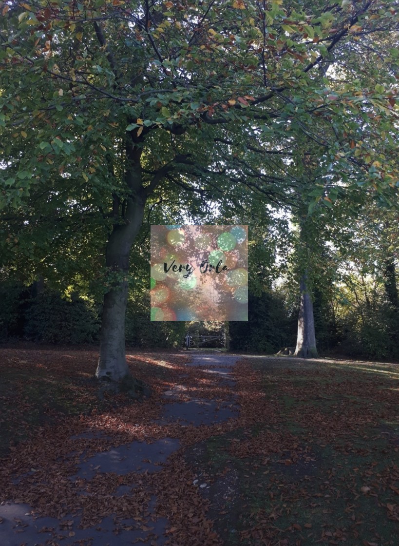 "Autumn in Surrey" stock image