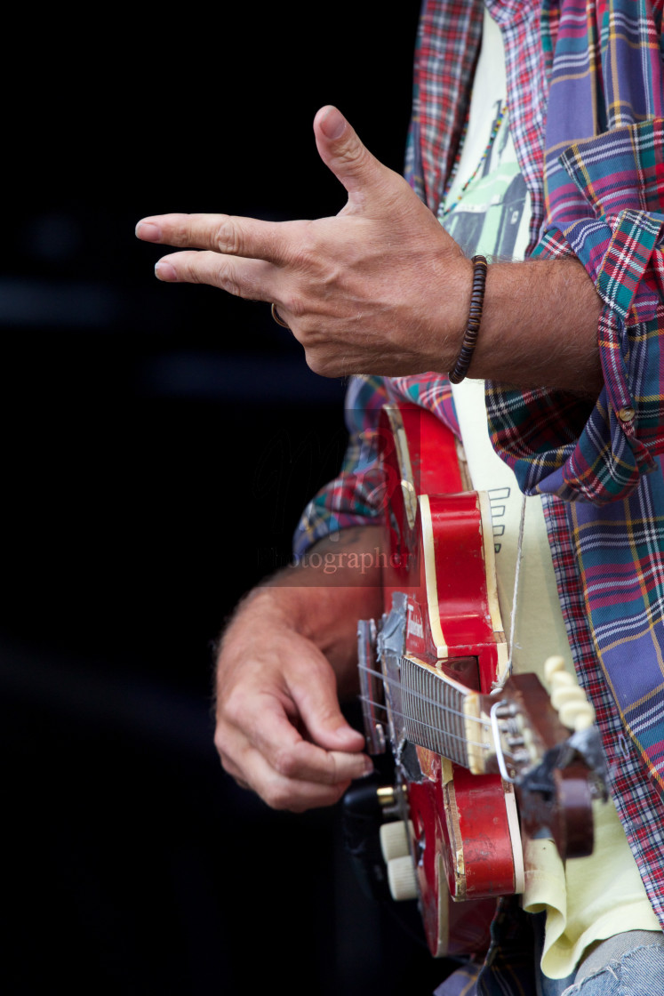 "Seasick Steve @ Cornbury Festival 2012" stock image