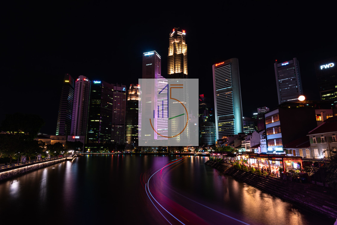 "Singapore Cityscape" stock image