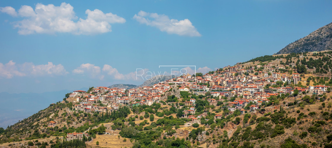 "Arachova Greece village perched on Parnassos Mountain, Viotia. Famous resort for outdoor activities" by RAWF8 PC - $13.51 "Arachova Greece village perched on Parnassos Mountain, Viotia. Famous resort for outdoor activities" stock image