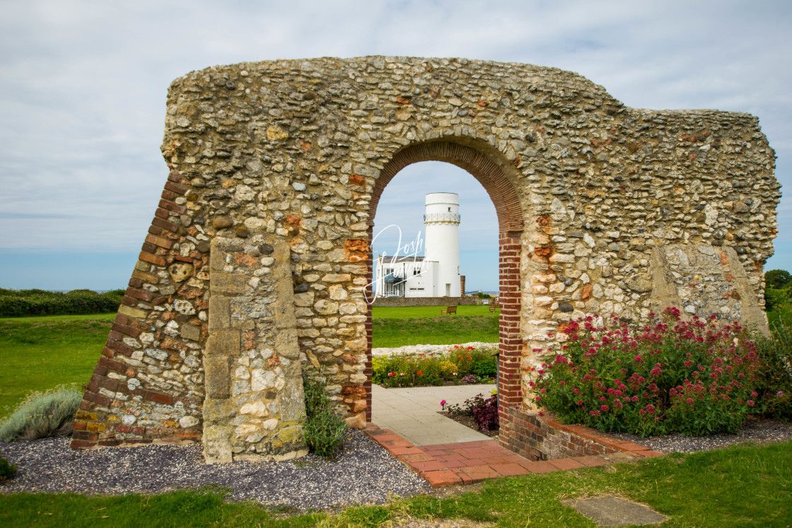 "The old Hunstanton lighthouse" stock image