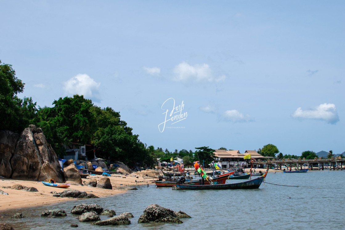 "Fishing Dock" stock image