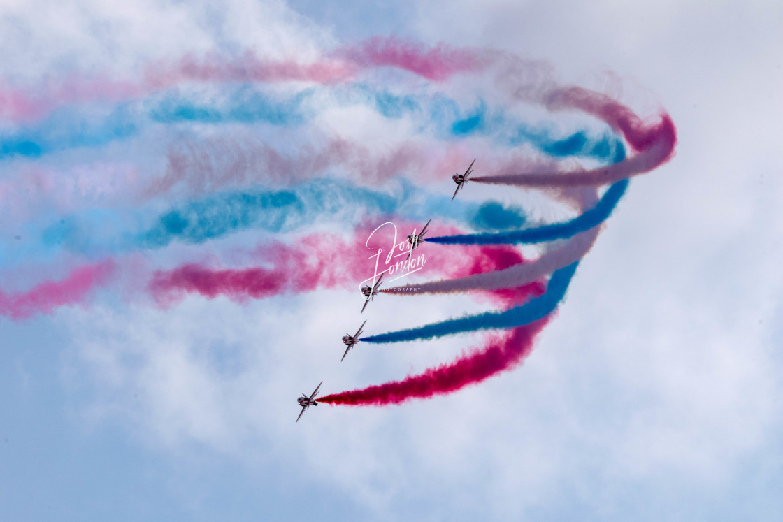 "The red arrows" stock image