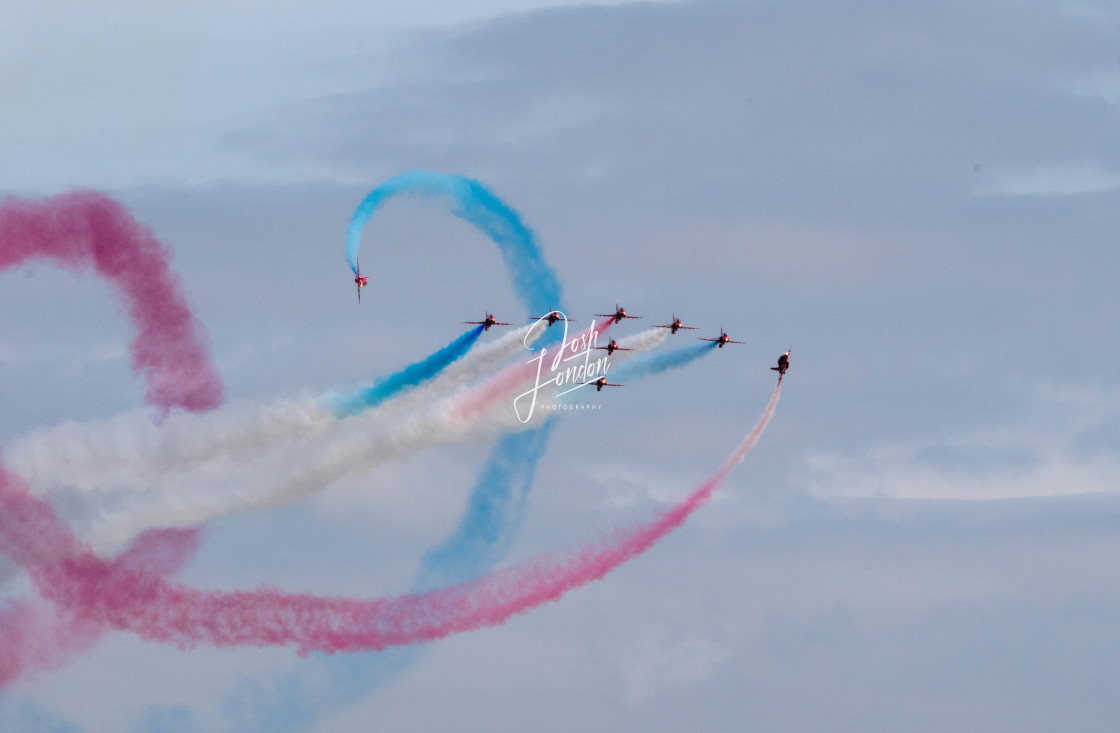 "The Red arrows 2" stock image