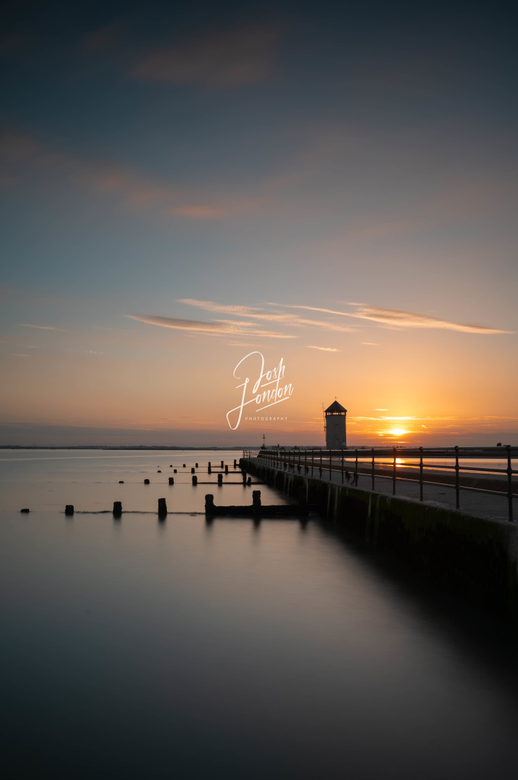 "Long exposure at Batemans tower" stock image