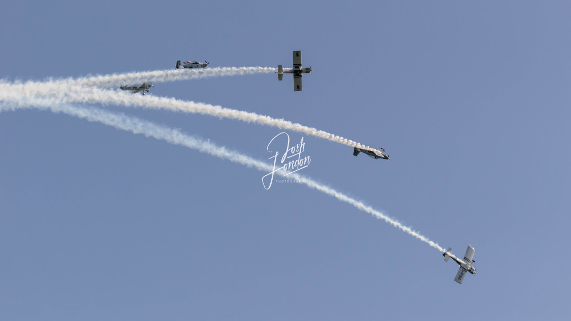 "Team raven at Clacton air show" stock image