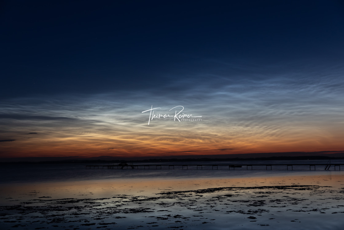 "Noctilucent Clouds performing a nightly spectacle over Roskilde" by Thomas Reimer - $12.70 "Noctilucent Clouds performing a nightly spectacle over Roskilde" stock image