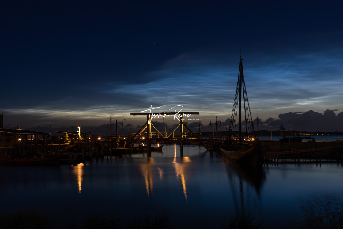 "Noctilucent Clouds performing a nightly spectacle over Roskilde" by Thomas Reimer - $12.70 "Noctilucent Clouds performing a nightly spectacle over Roskilde" stock image