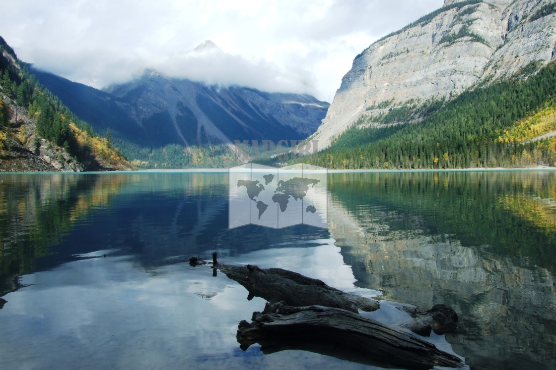 "Kinney Lake Reflection" stock image