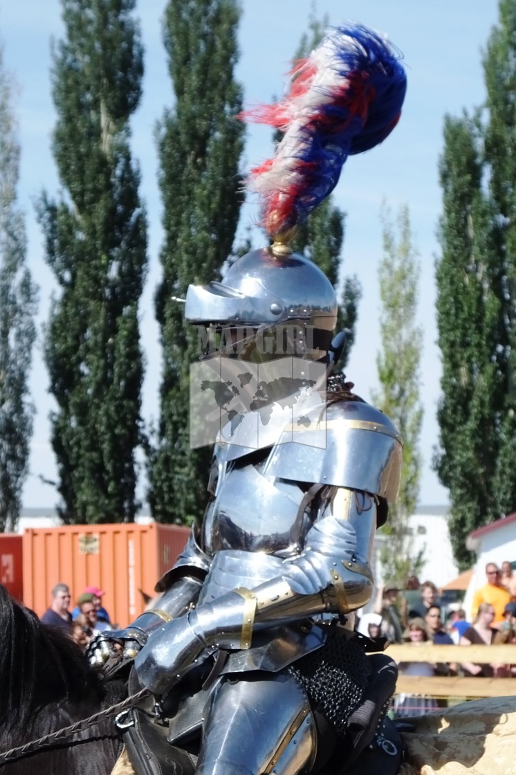 "Knight in Shining Armour" stock image