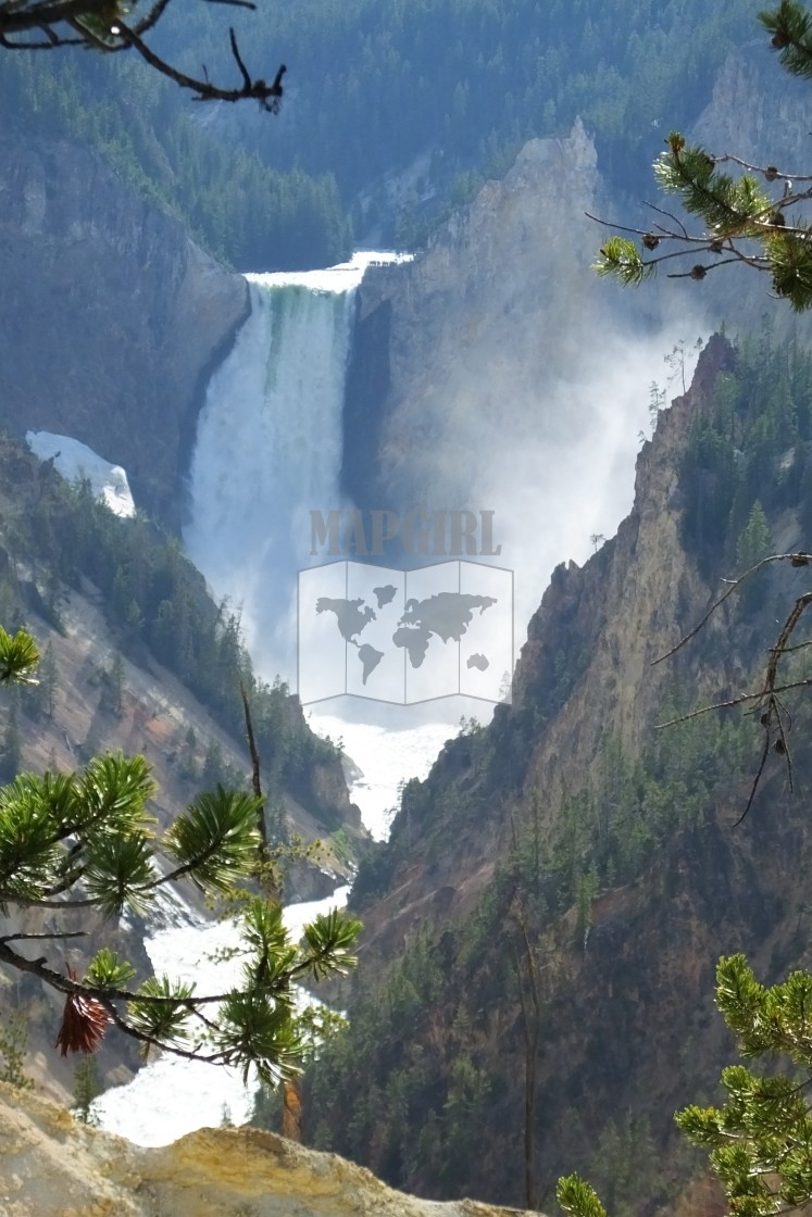 "Grand Canyon of the Yellowstone" by Mapgirl - $12.55 "Grand Canyon of the Yellowstone" stock image