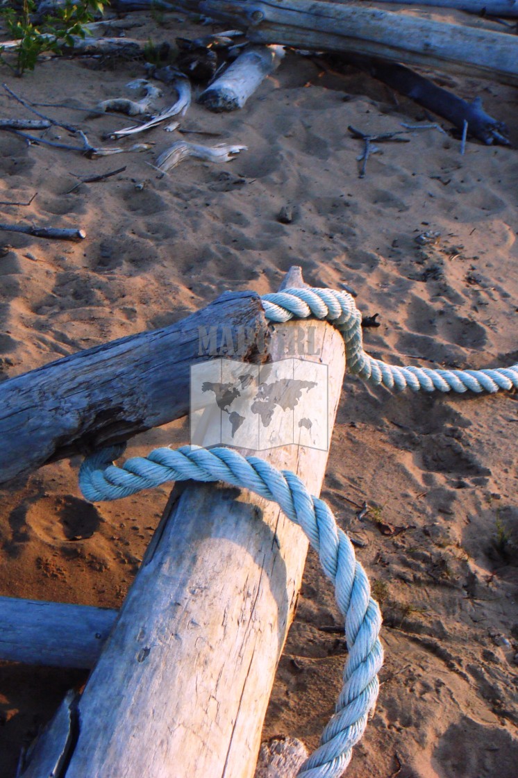 "Lonely Rope" stock image