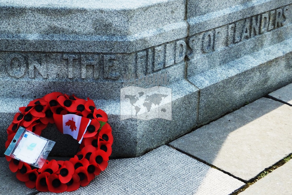 "Flanders Fields Memorial" stock image