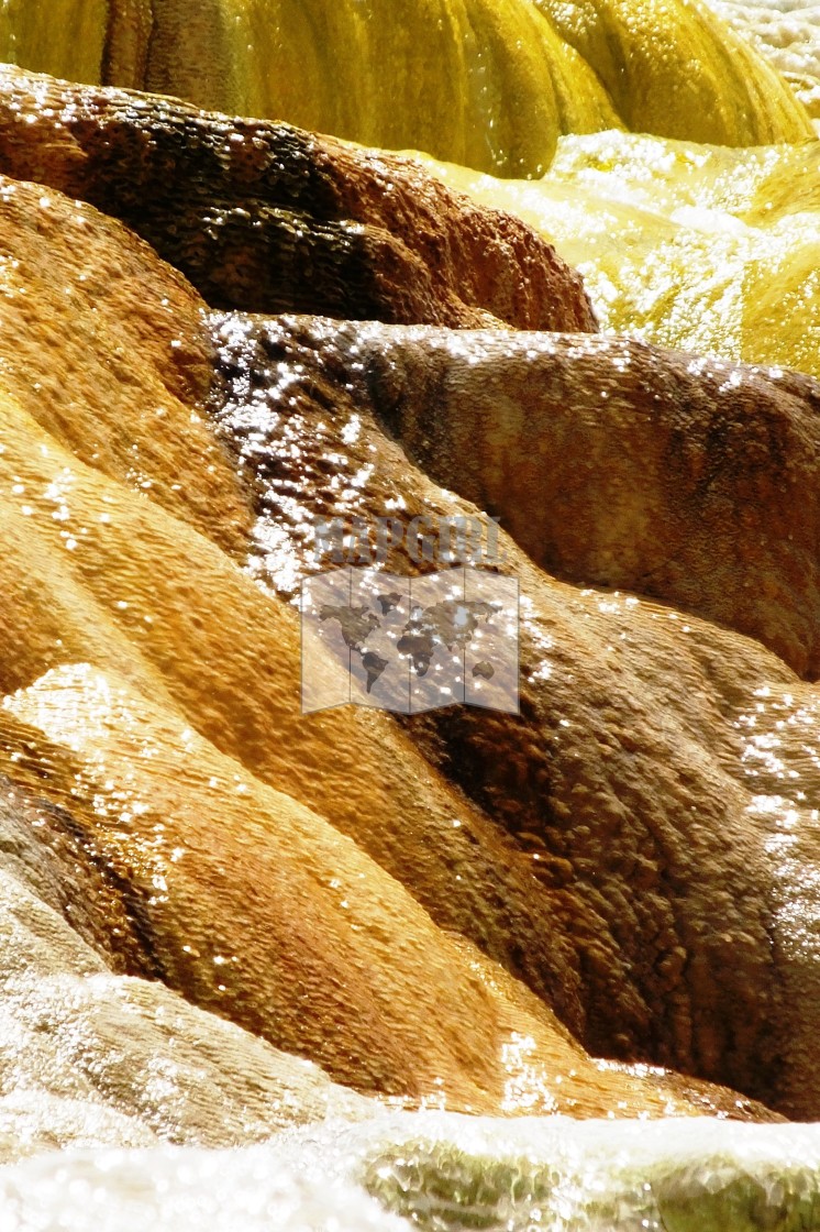 "Travertine Streaks" stock image