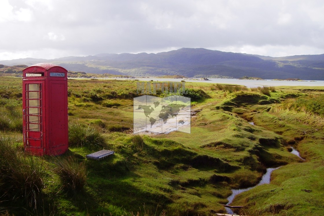 "Rural Phone Box" stock image