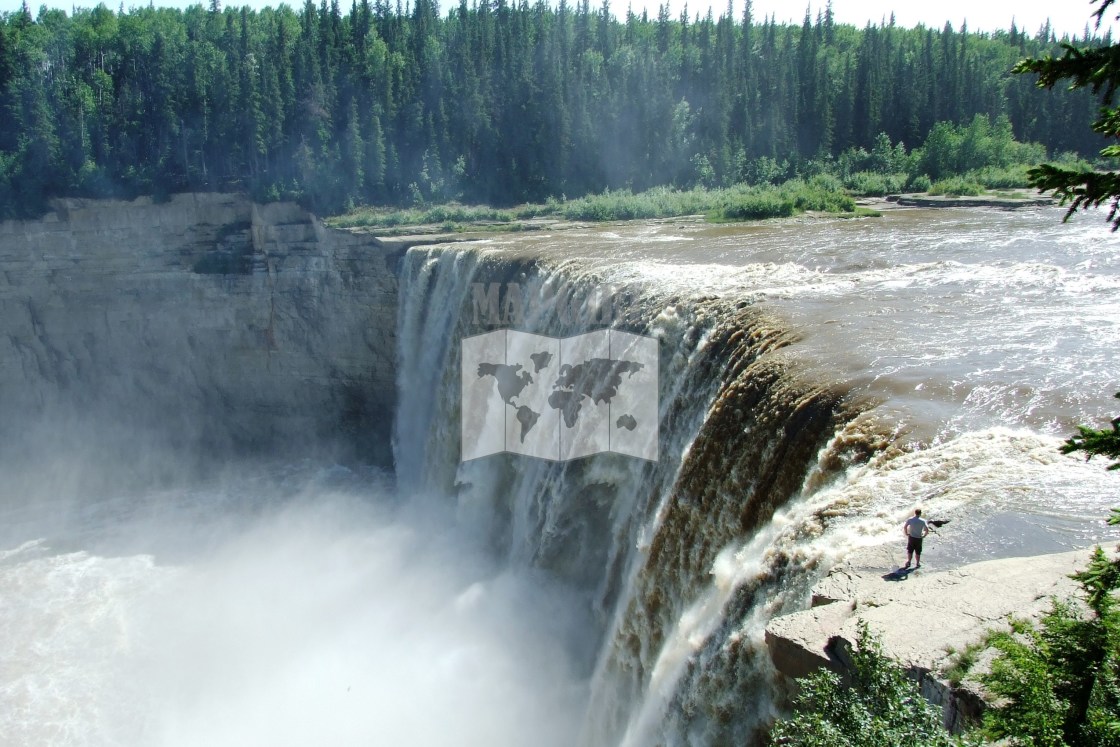 "Alexandra Falls" stock image