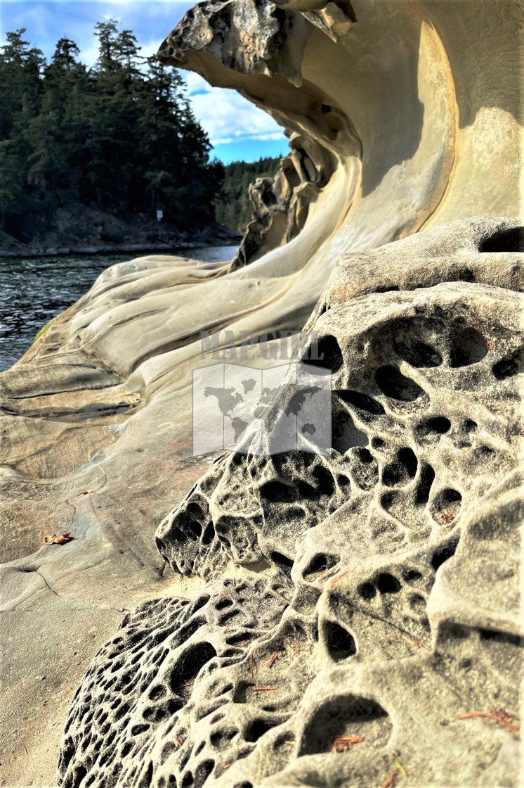 "Sea Caves of Galiano Island 3" by Mapgirl - $12.57 "Sea Caves of Galiano Island 3" stock image