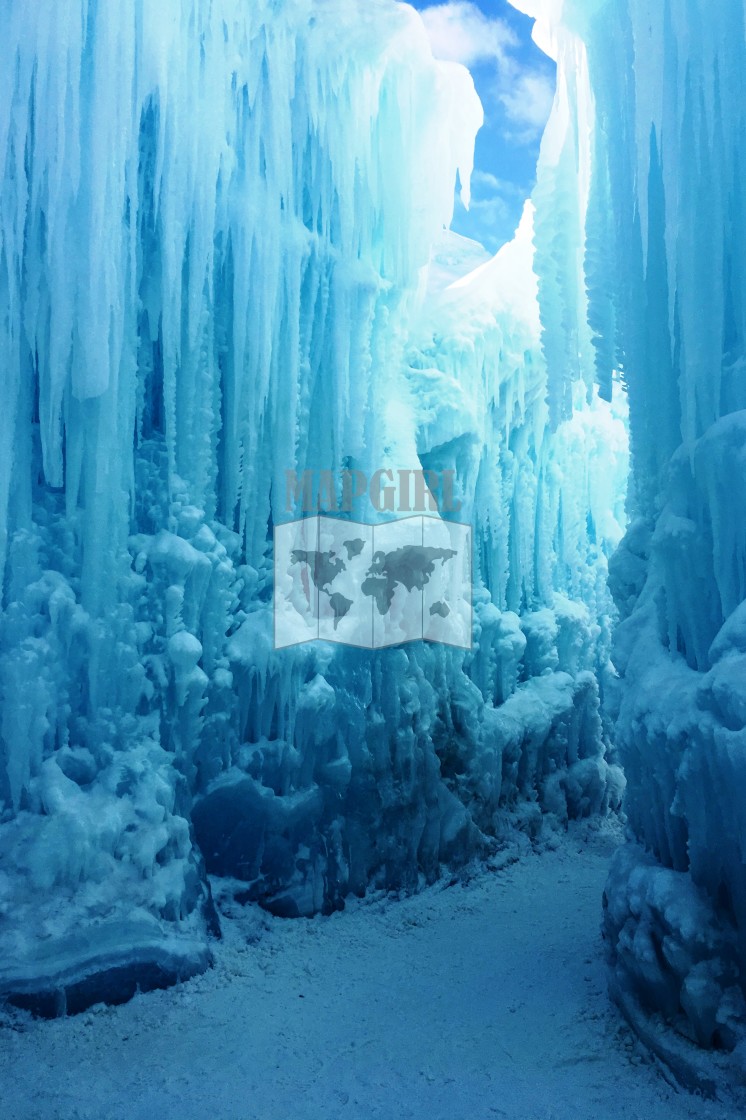 "Ice Castle" stock image