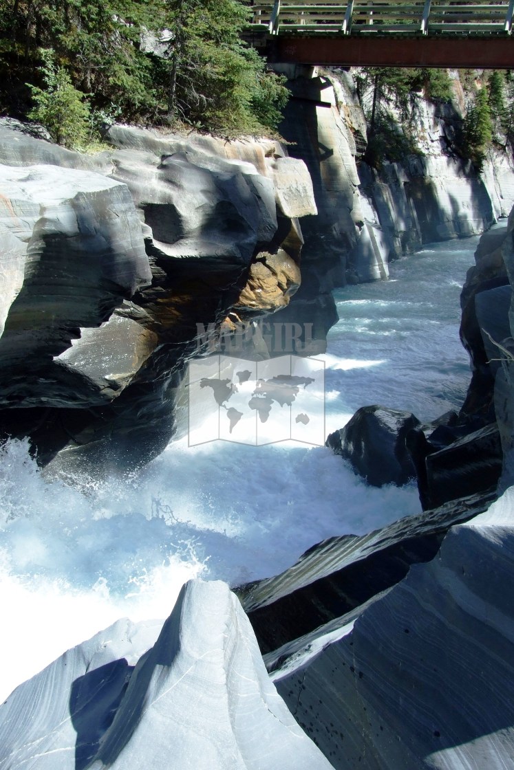 "Numa Falls and Bridge" stock image