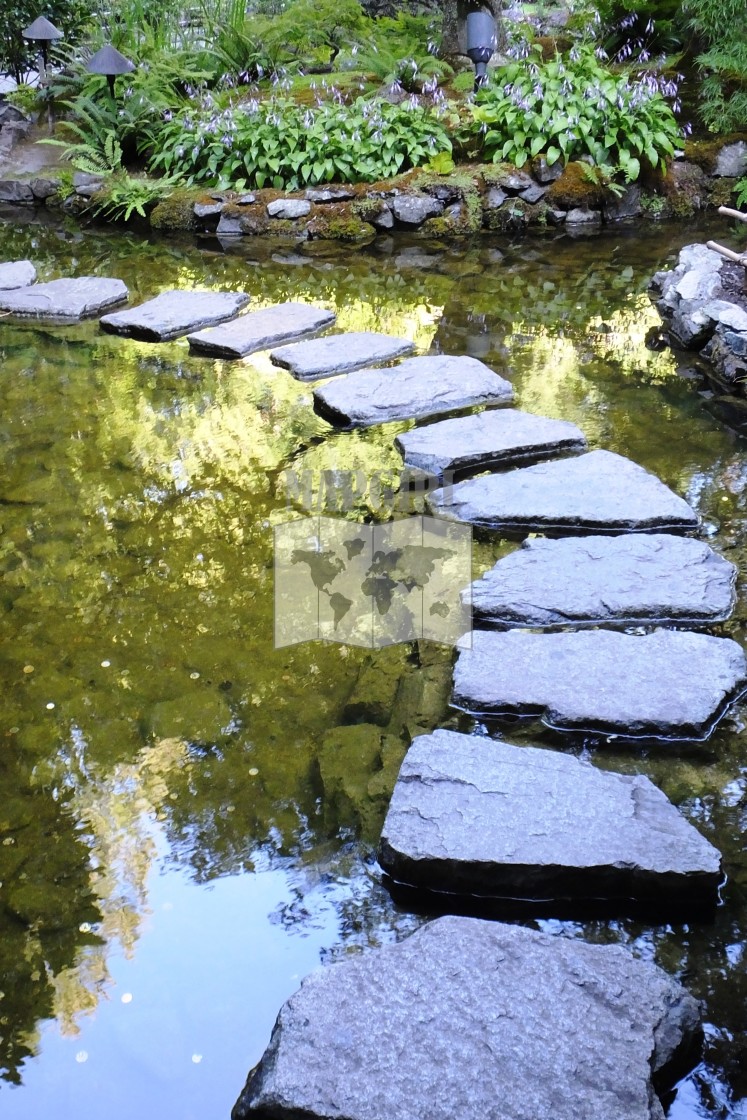 "Stepping Stones" stock image