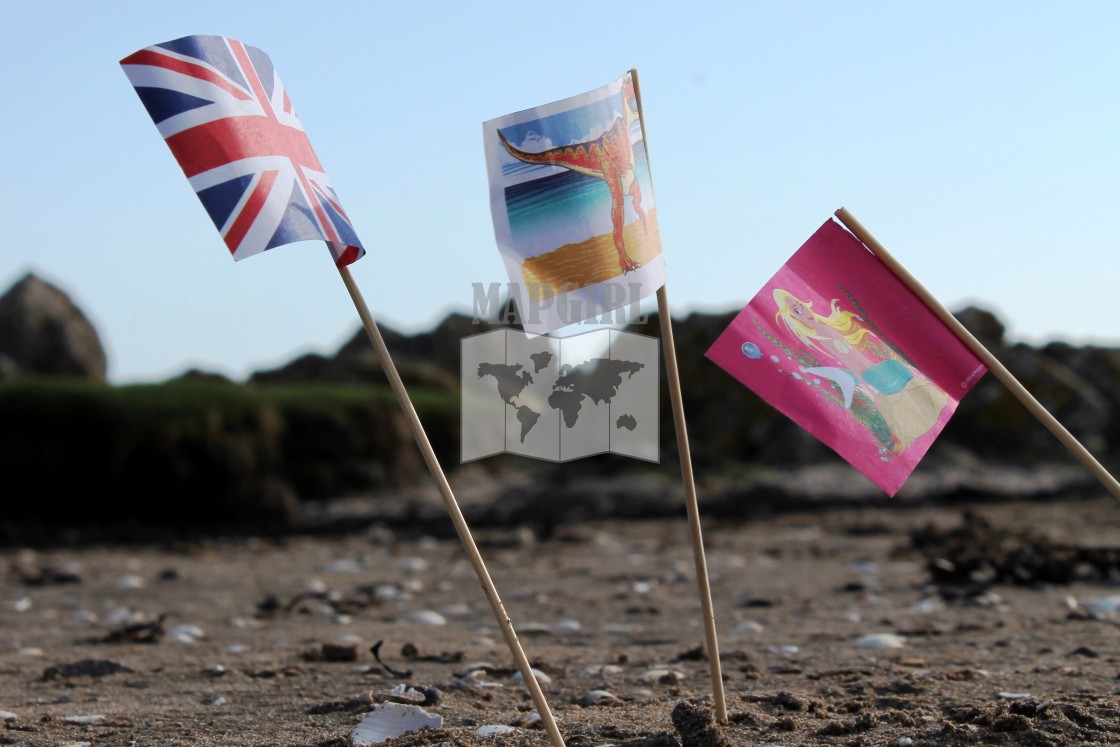 "Mini Flags" stock image