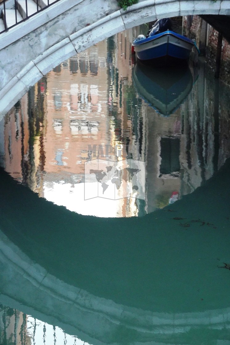 "Bridge Reflection" stock image