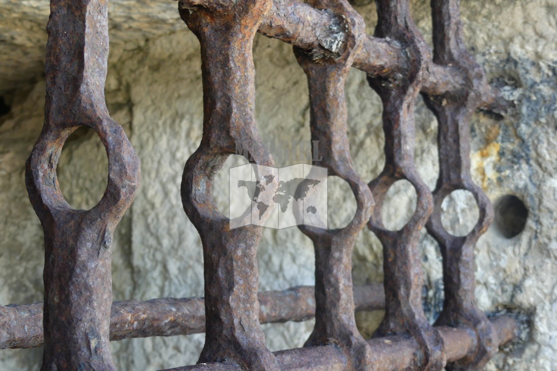 "Old Prison Window" stock image