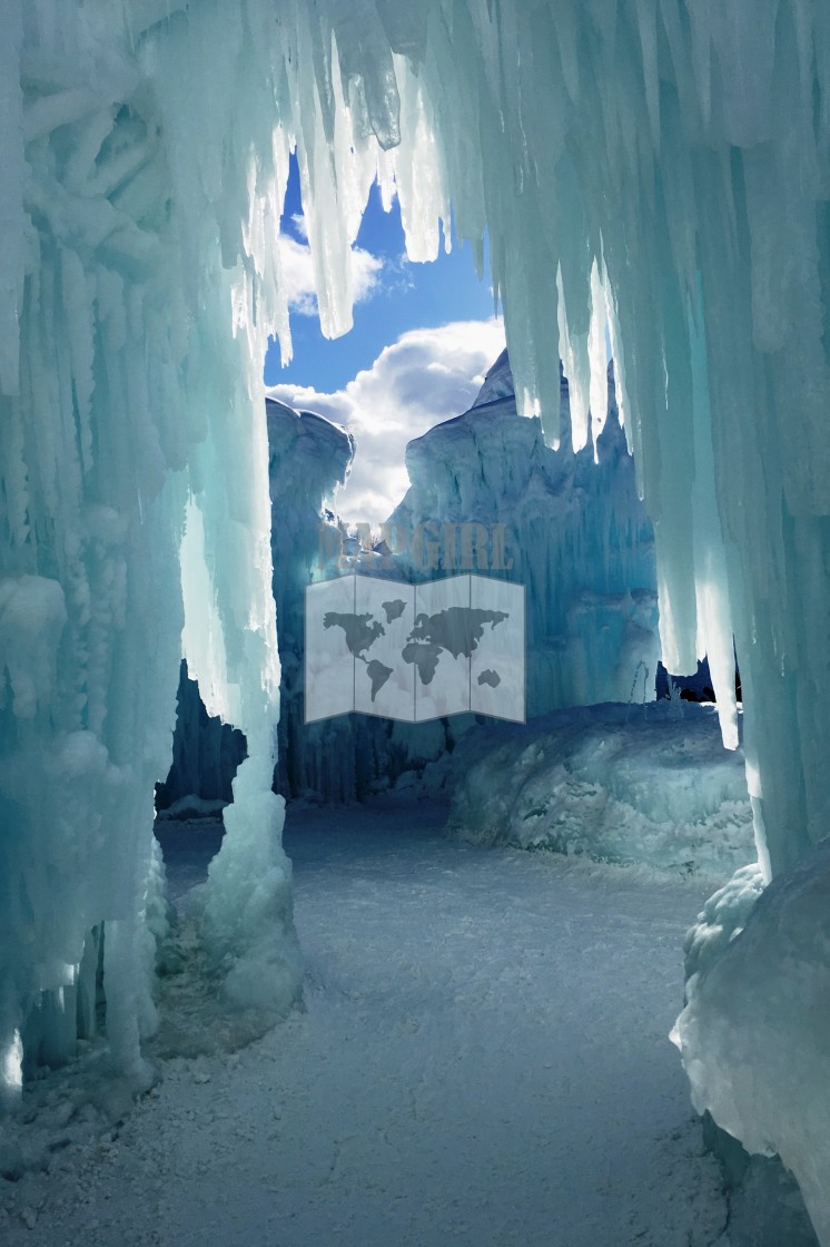 "Ice Castle" stock image