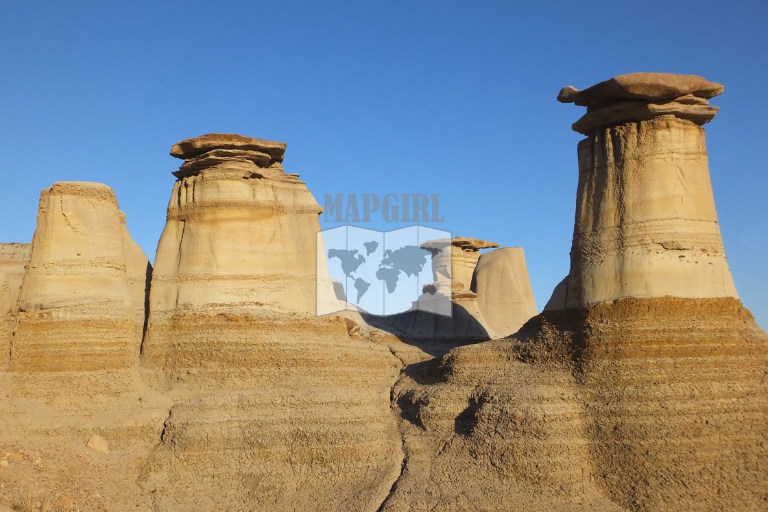 "Hoodoos" stock image