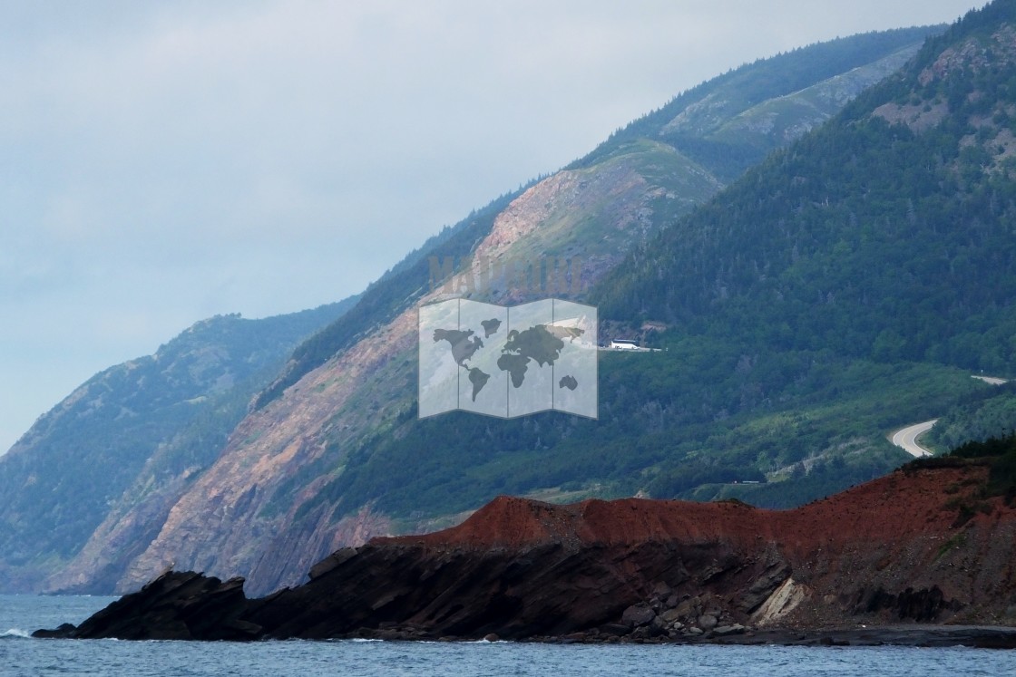 "Cabot Trail Drive" stock image