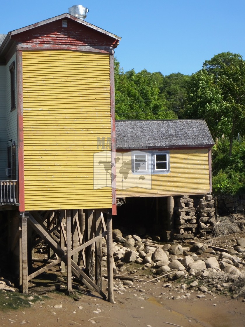 "House on Stilts" stock image