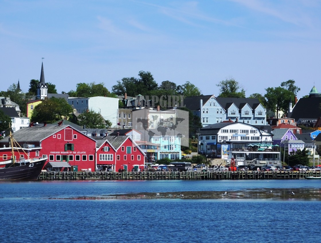 "Lunenburg Waterfront" stock image