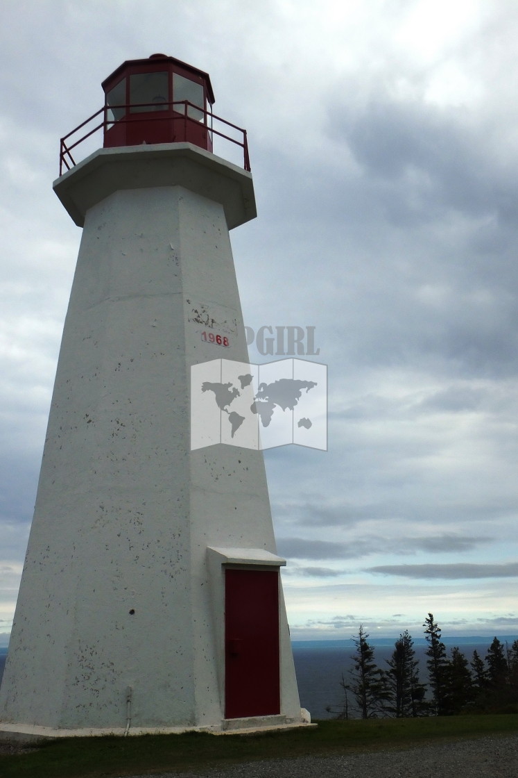 "Cape George Point Lighthouse" stock image