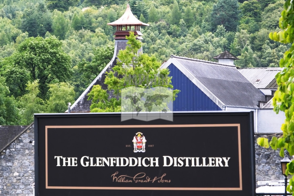 "Glenfiddich Distillery" stock image