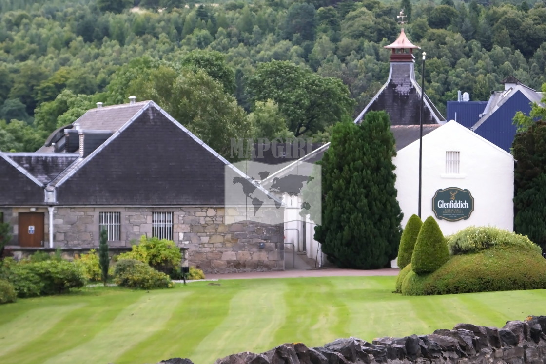 "Glenfiddich Distillery" stock image