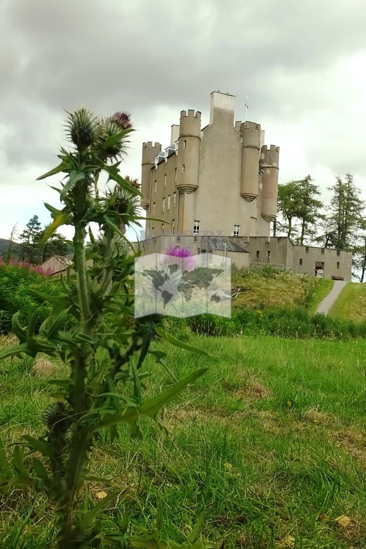 "Braemar Castle" stock image