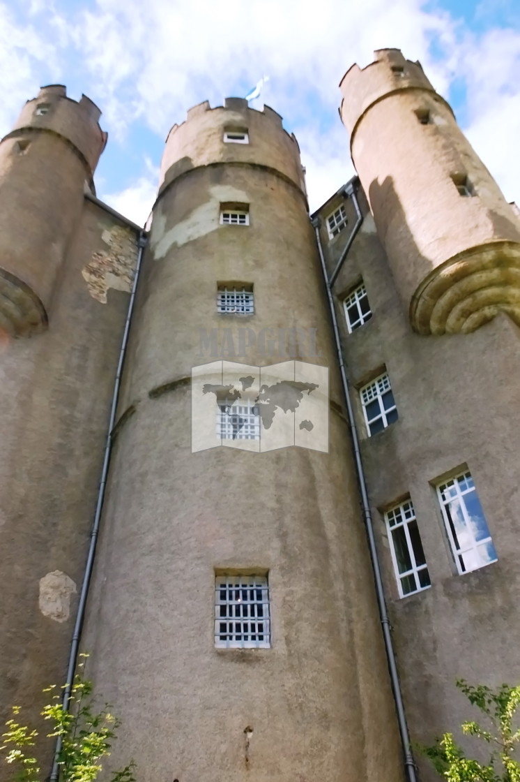 "Braemar Castle" stock image