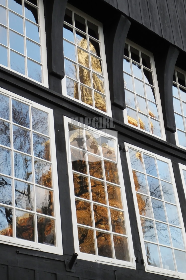 "Window Reflection" by Mapgirl - $14.47 "Window Reflection" stock image