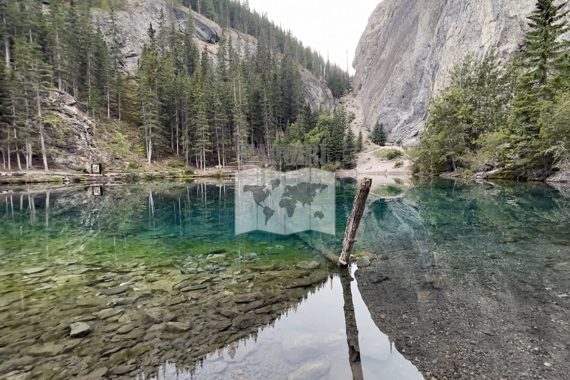 "Grassi Lakes" stock image