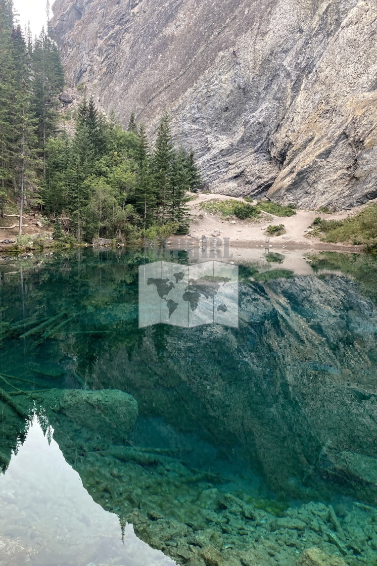 "Grassi Lakes" stock image