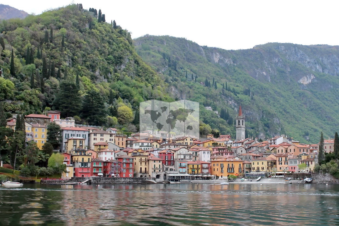 "Varenna Reflection" stock image