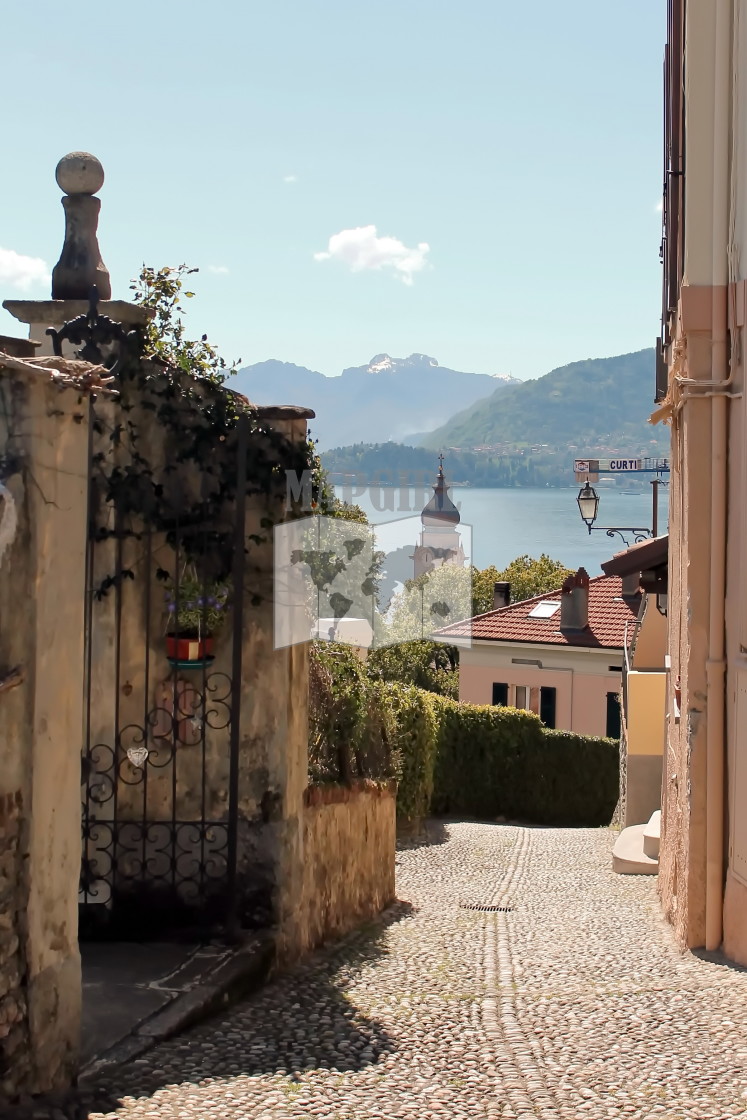 "Menaggio Street" stock image