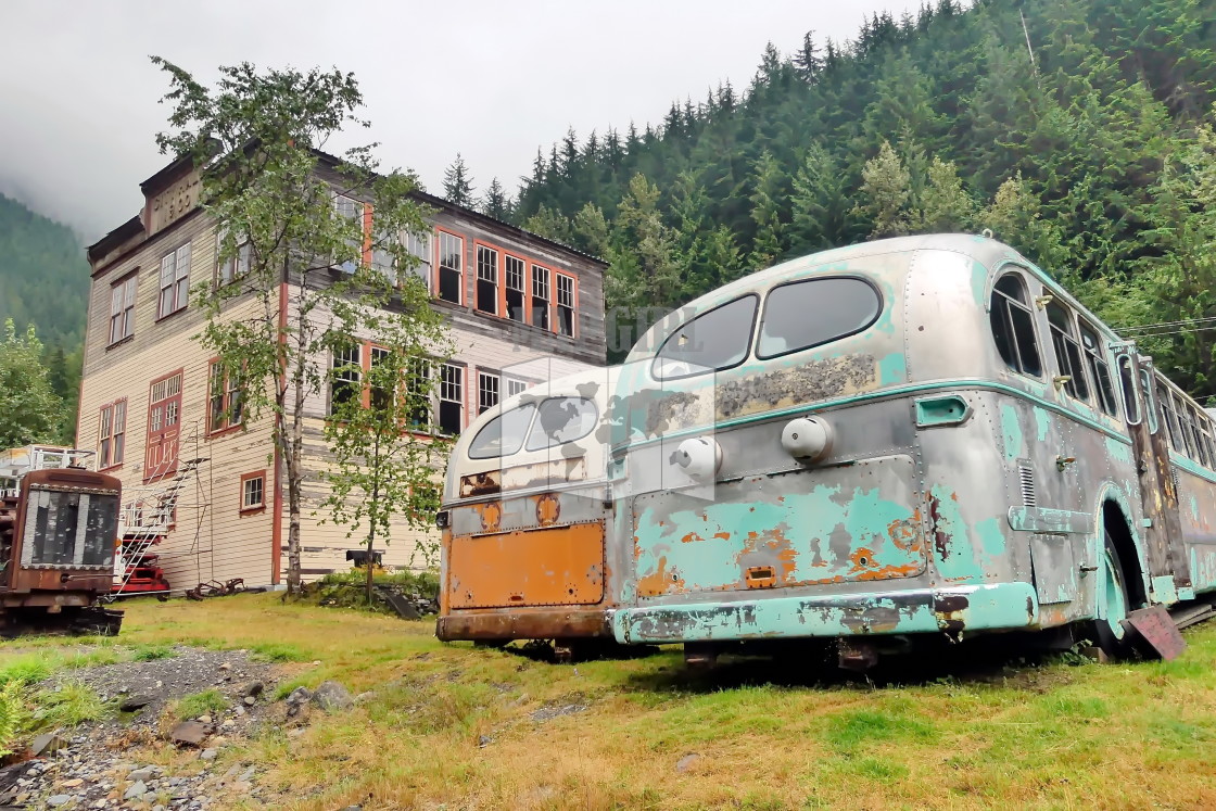 "Sandon Ghost Town" stock image