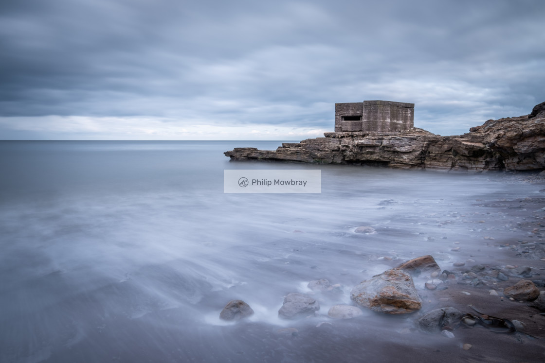 "WWII Relics at Cornelian Bay, North Yorkshire" by Philip Mowbray - $14.79 "WWII Relics at Cornelian Bay, North Yorkshire" stock image