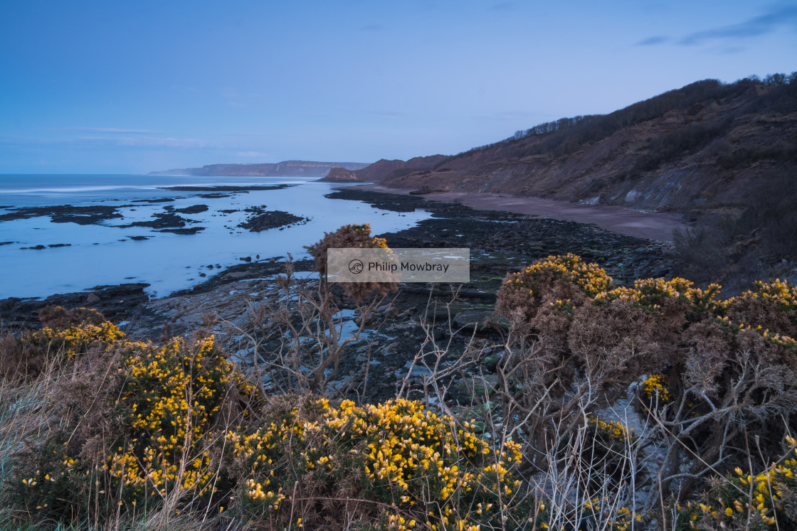 "Dusk at Cornelian Bay" by Philip Mowbray - £12.00 "Dusk at Cornelian Bay" stock image