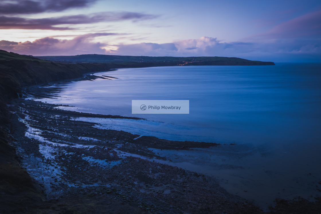 "A descending darkness at Ravenscar" by Philip Mowbray - $14.79 "A descending darkness at Ravenscar" stock image