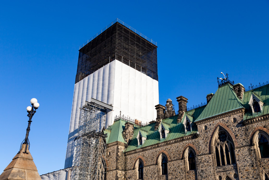 "Ottawa construction on Parliament Hill, East Block" by Colin Temple - £4.04 "Ottawa construction on Parliament Hill, East Block" stock image