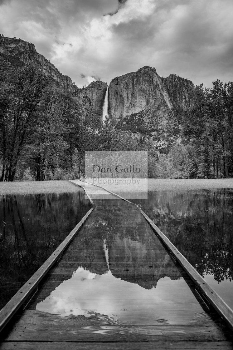 "Pathway to Yosemite Falls" stock image