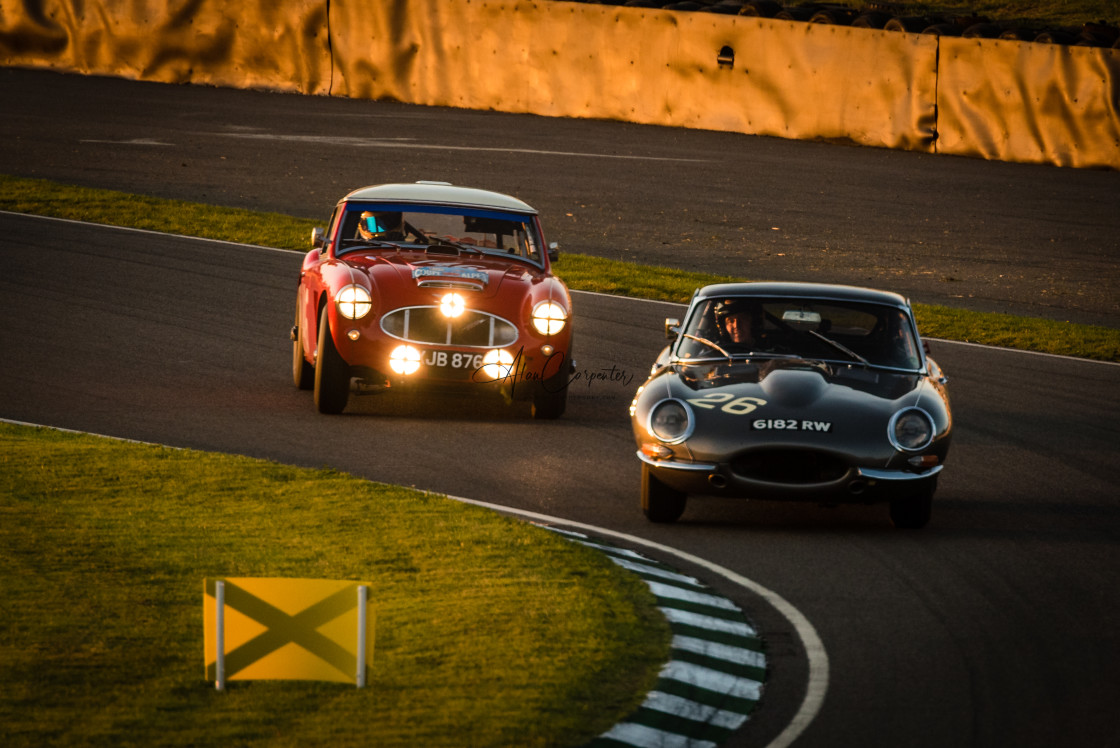 "Goodwood Revival Classic Car Racing" by Alan Carpenter - £14.99 "Goodwood Revival Classic Car Racing" stock image